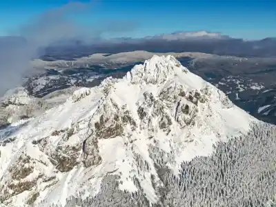 Dolný Kubín a okolie z neba