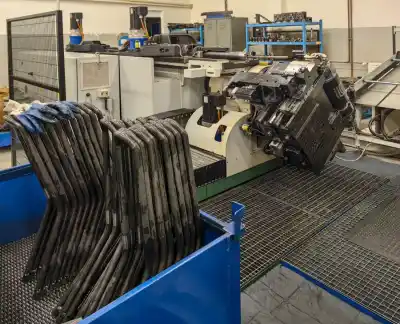 Ohýbačka a prípravňa oceľových rámov