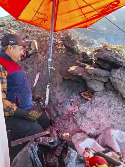 Pizza na lávových kameňoch