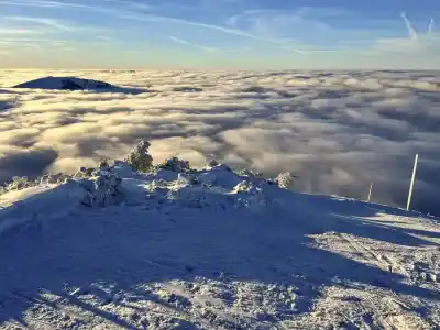Západ slnka cestou z Poludňového grúňa