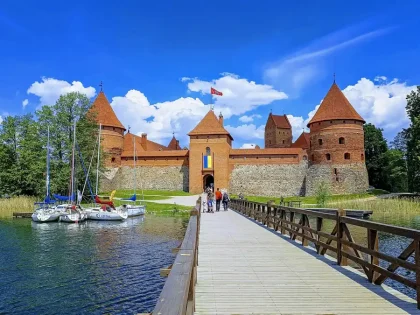 Vodný hrad Trakai Litva