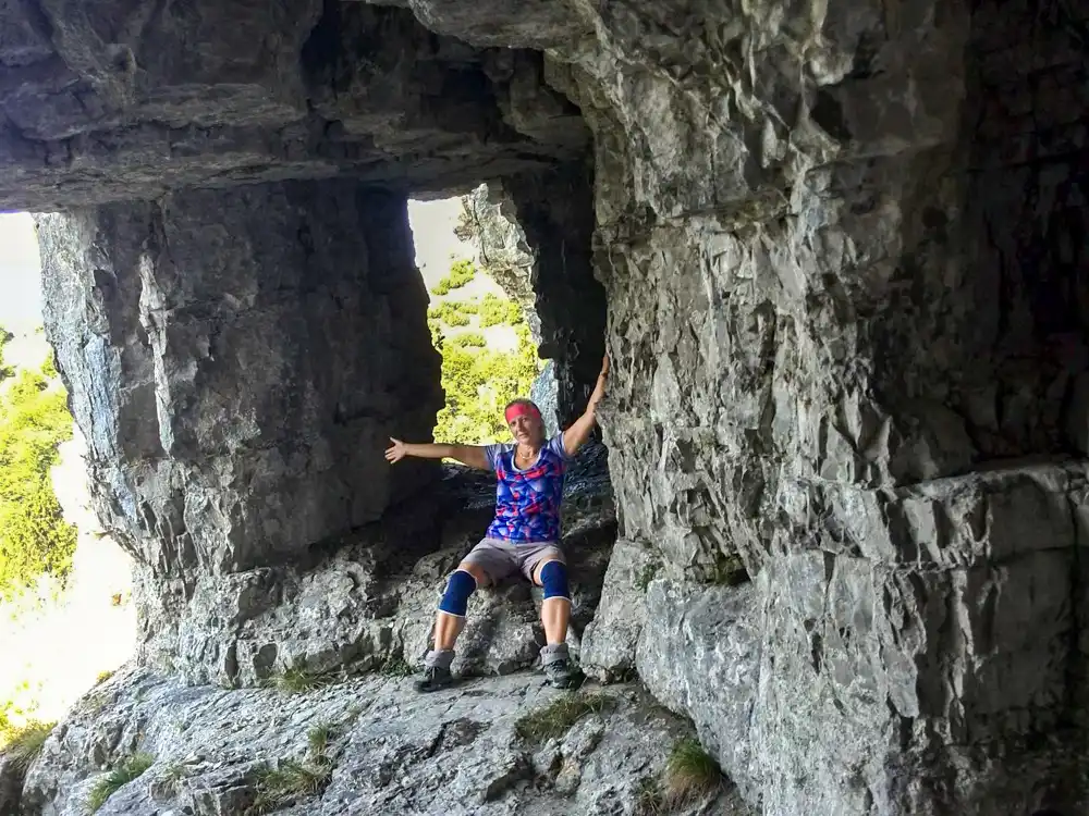 Výstup na Šípske jaskyne