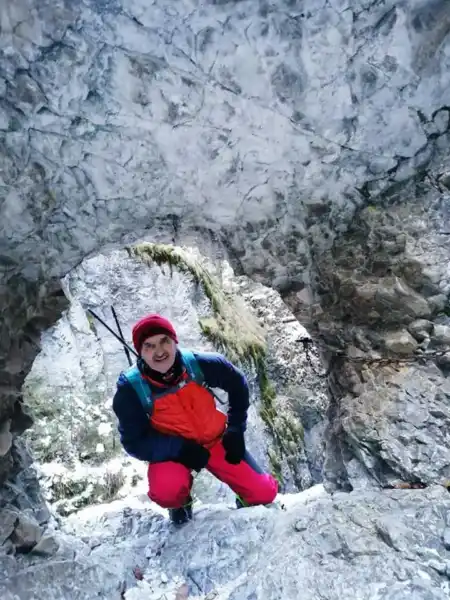 Zimný prechod roklinou Suchá Belá