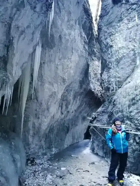 Výstup z rokliny Suchá belá