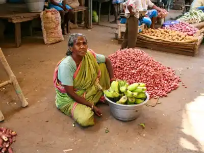 Trhy v Tiruvannamalai