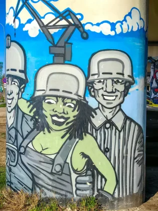 Grafiti na moste