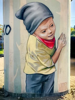 Grafiti na moste