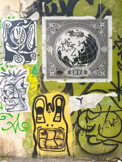 graffiti Starej Pragy