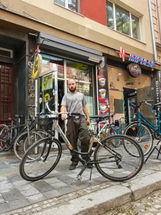 Sofia na bicykli