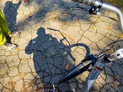 Sofia na bicykli