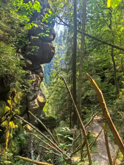 Prieseky roklinou Dorbach