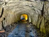 Tunel k panoramatickej terase v Artenare