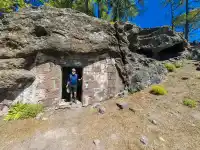 Tamadaba staré skalné obydlia