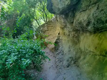 Výstupová trasa k jazierku