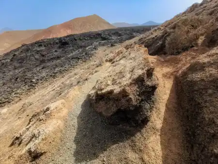 Caldera Blanca zostup