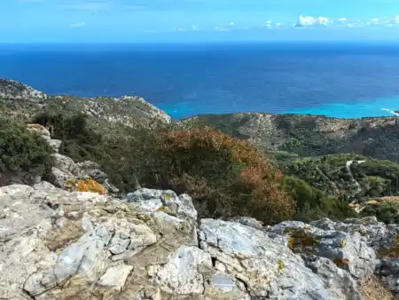 Karaflitznaka výhľad na východ pobrežia