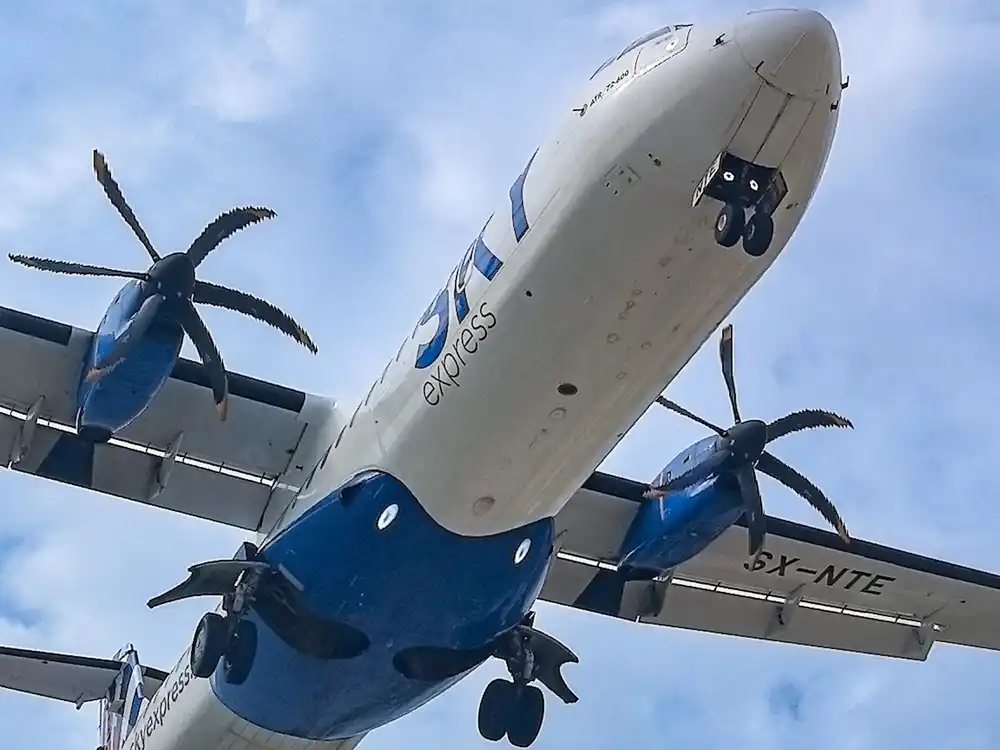 Planespotting na Skiathose