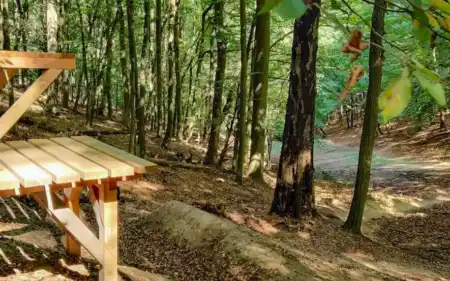 Blue trail singletrail