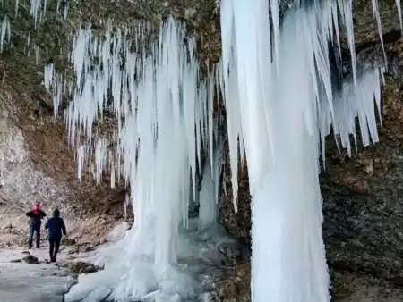 Vodopád pod Śikľavou skalou