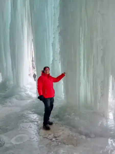 Pod vodopádom na Šikľavej skale