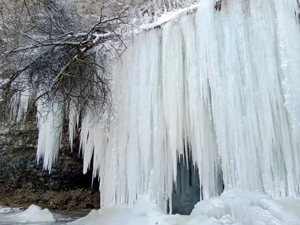 Vodopád pod Śikľavou skalou