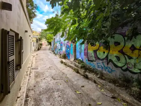 Anafiotika streetart