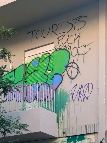 Fuck the tourist Exarchia