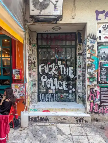 Fuck the police Exarchia