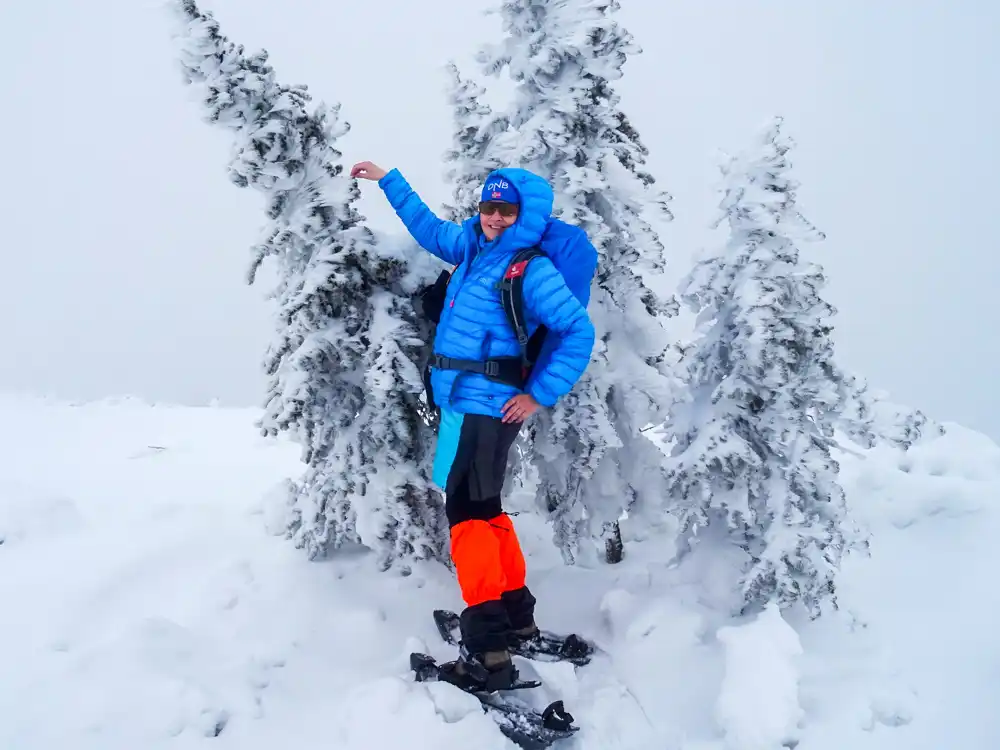 Výstup na Lajštroch v hmle Nízke tatry