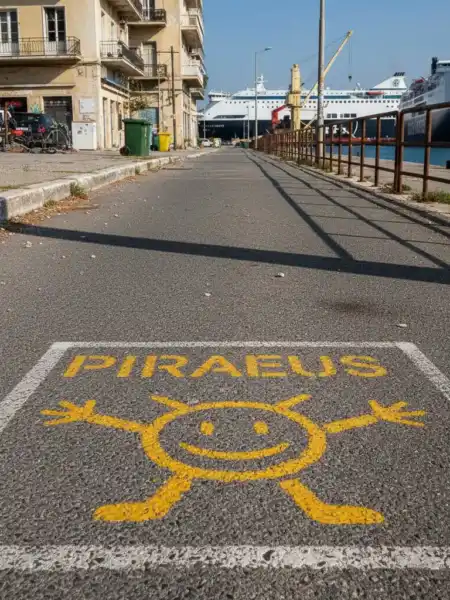 Pireus smiley google gemini