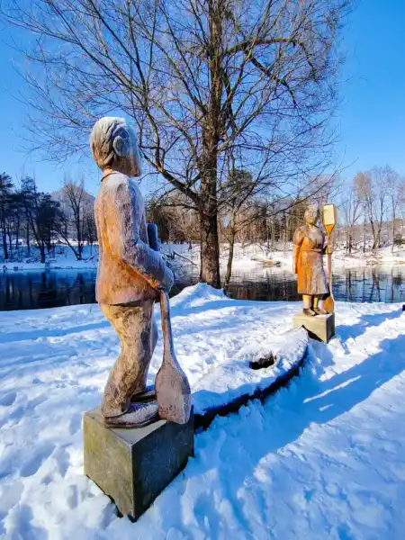 Dunajec v zimnom šate