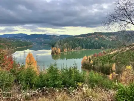 Rozhľadňa na Hladkom vrchu výjazd MTB