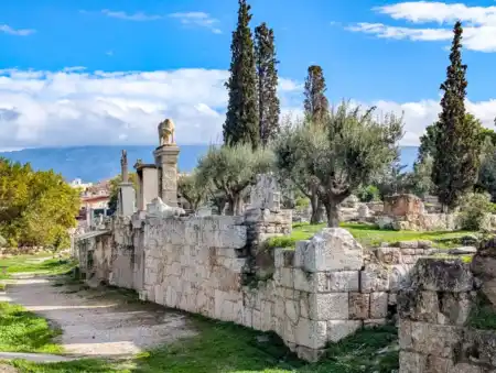 Staroveká Agora vykopávky