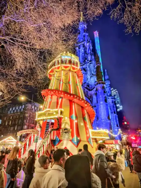 Vianočné trhy Edinbourgh