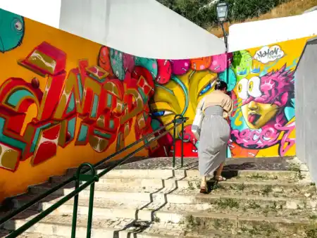 Street art Lisabon Baixa