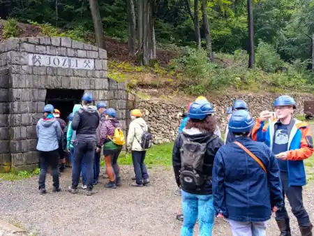 Opálové bane vstup do šachty Jozef