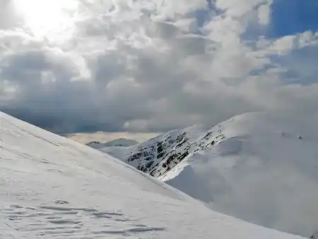 Výstup do Kondrátovo sedla