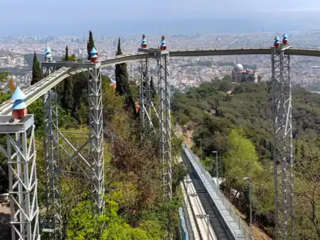 La Cuca de Llum lanovka Tibidabo