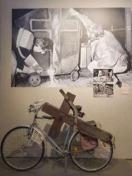 Unikátny zámok na bicykel DDR