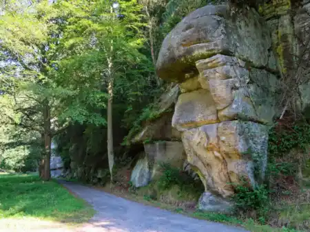 Cyklotrasa v Kaňove Křinice