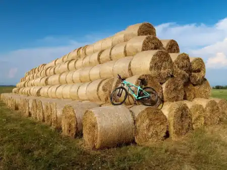 Bianchi bicykel v sene