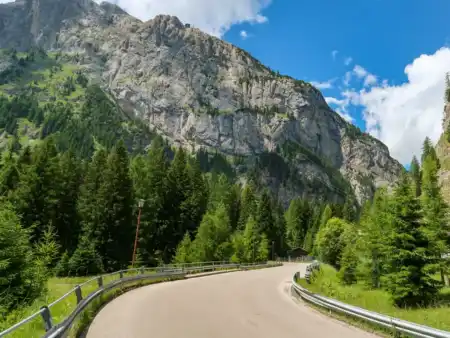 Zjazd cez Rocca Pietore