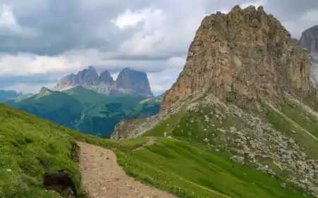 Prechod Passo Pordoi