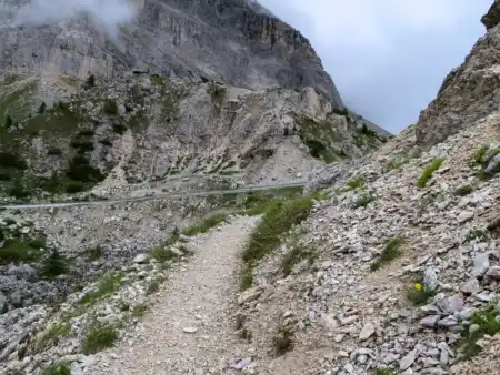 Výstup na Passo Valparolo