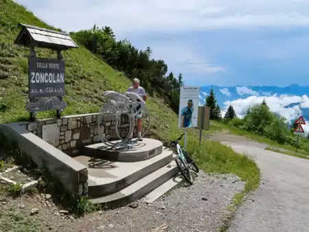 Finiš stúpania na Zoncolan