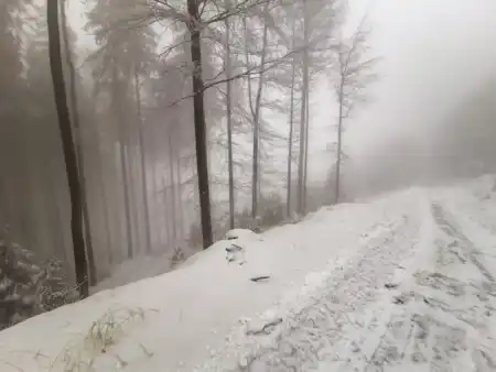 Ľadové zvážnice pod Smrkom