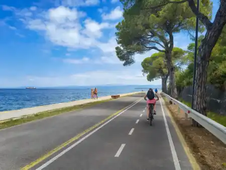 Slovinské pobrežie na bicykli