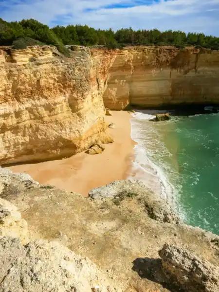 Pláže popri Algarve Marinha trail