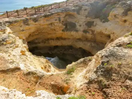 Prepadnuté jaskyne Algarve