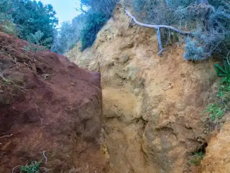 Algarve Oura trail divoké skalné rífy
